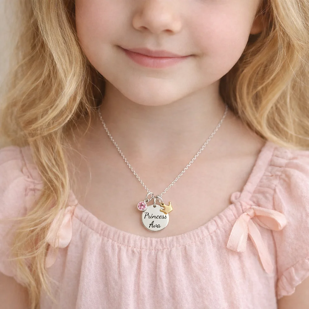 Little Princess Personalised Necklace  — view 11