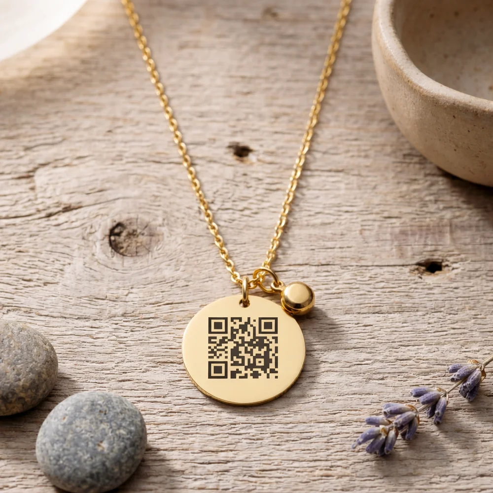 Birthstone Pendant Necklace - Gold Tone — view 3