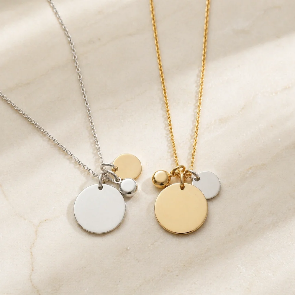'My Birthday' Name & Age Charm Necklace — view 2