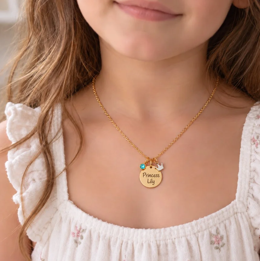 Personalised Princess Name Necklace — view 10