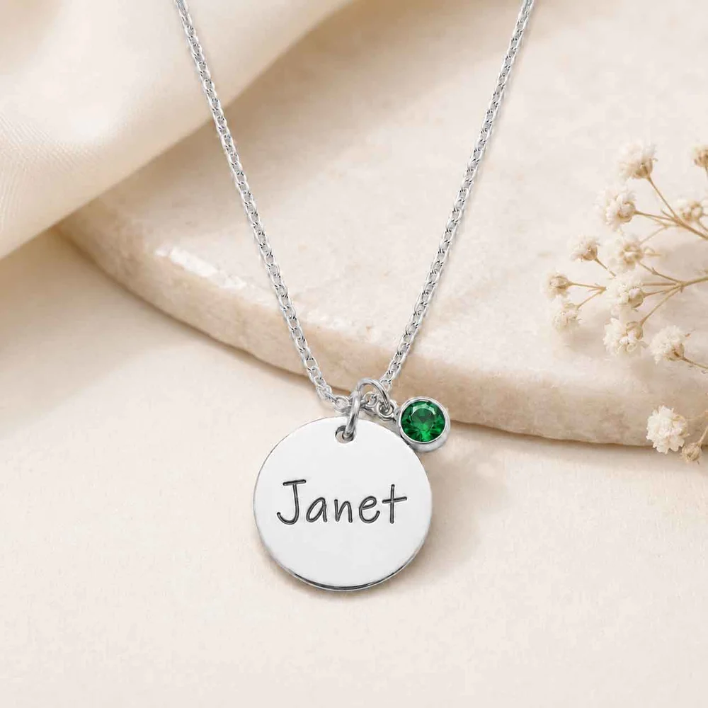 Birthstone Pendant Necklace — view 10