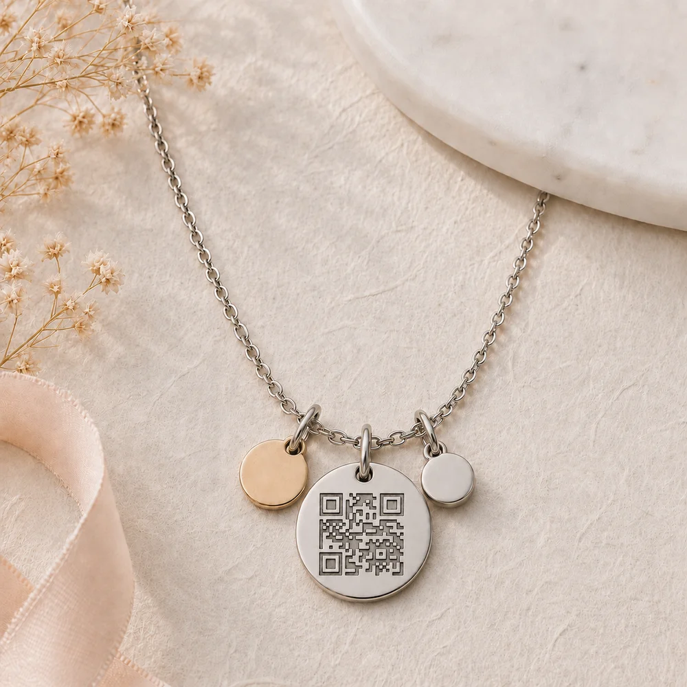 'My Birthday' Name & Age Charm Necklace — view 9