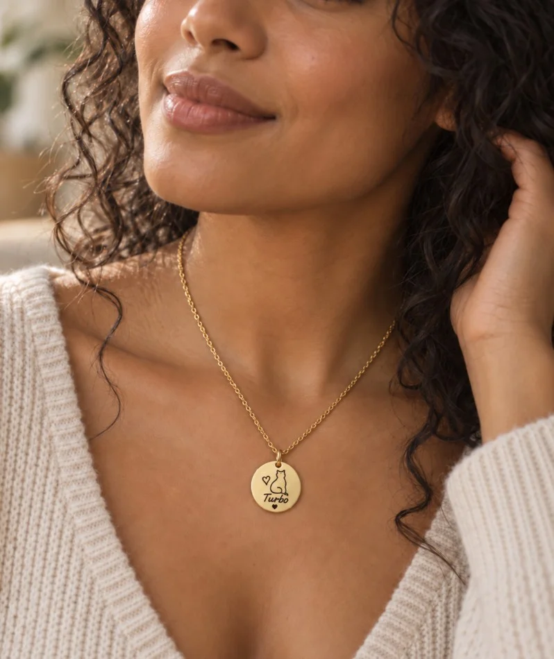 Always by My Side - Cat Necklace — view 16