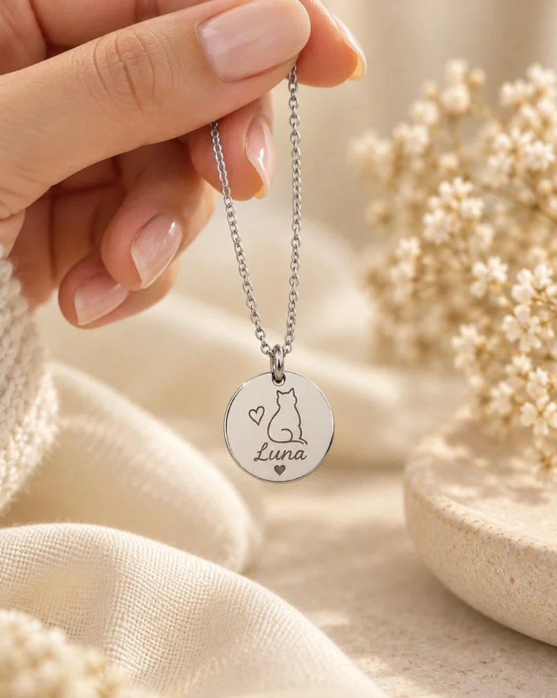 Always by My Side - Cat Necklace — view 14