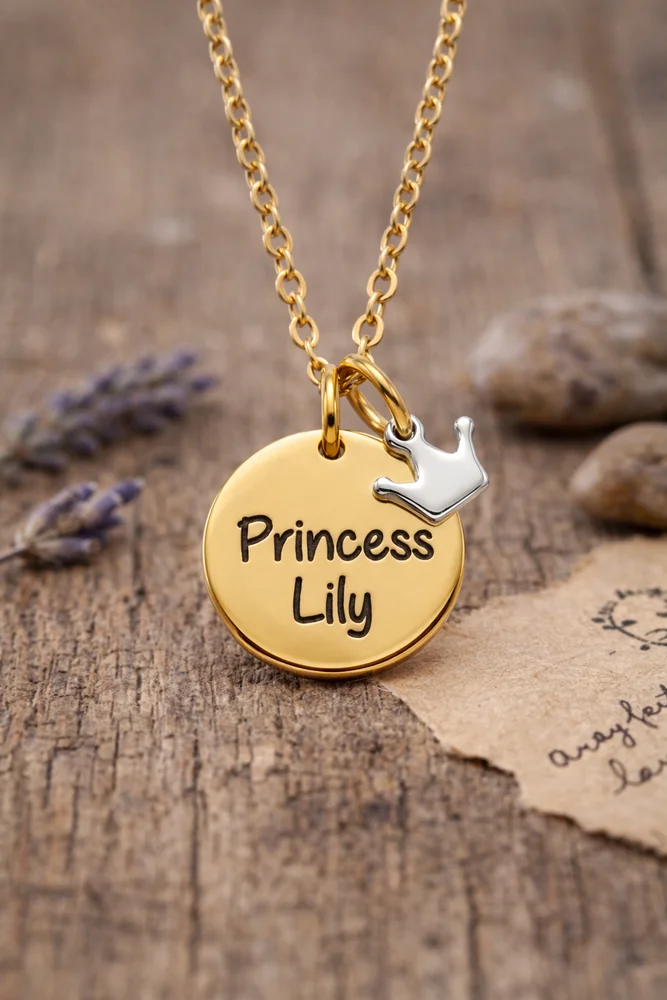 Little Princess Personalised Necklace  — view 3