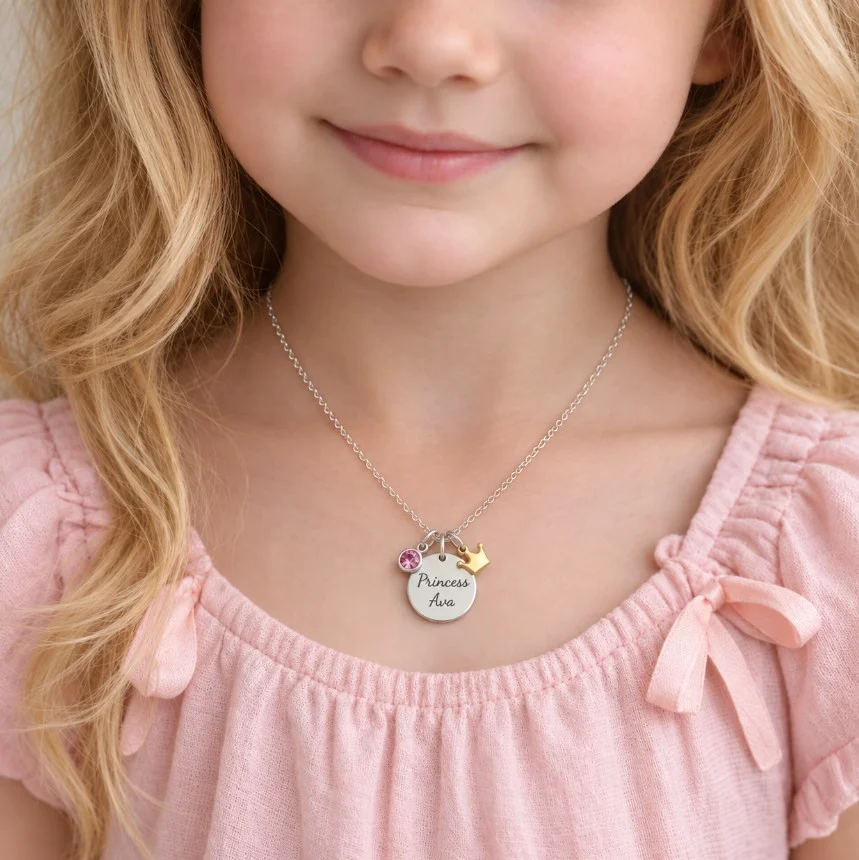 Personalised Princess Name Necklace — view 11