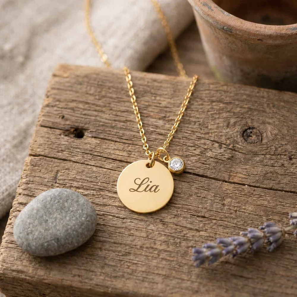 Birthstone Pendant Necklace — view 5