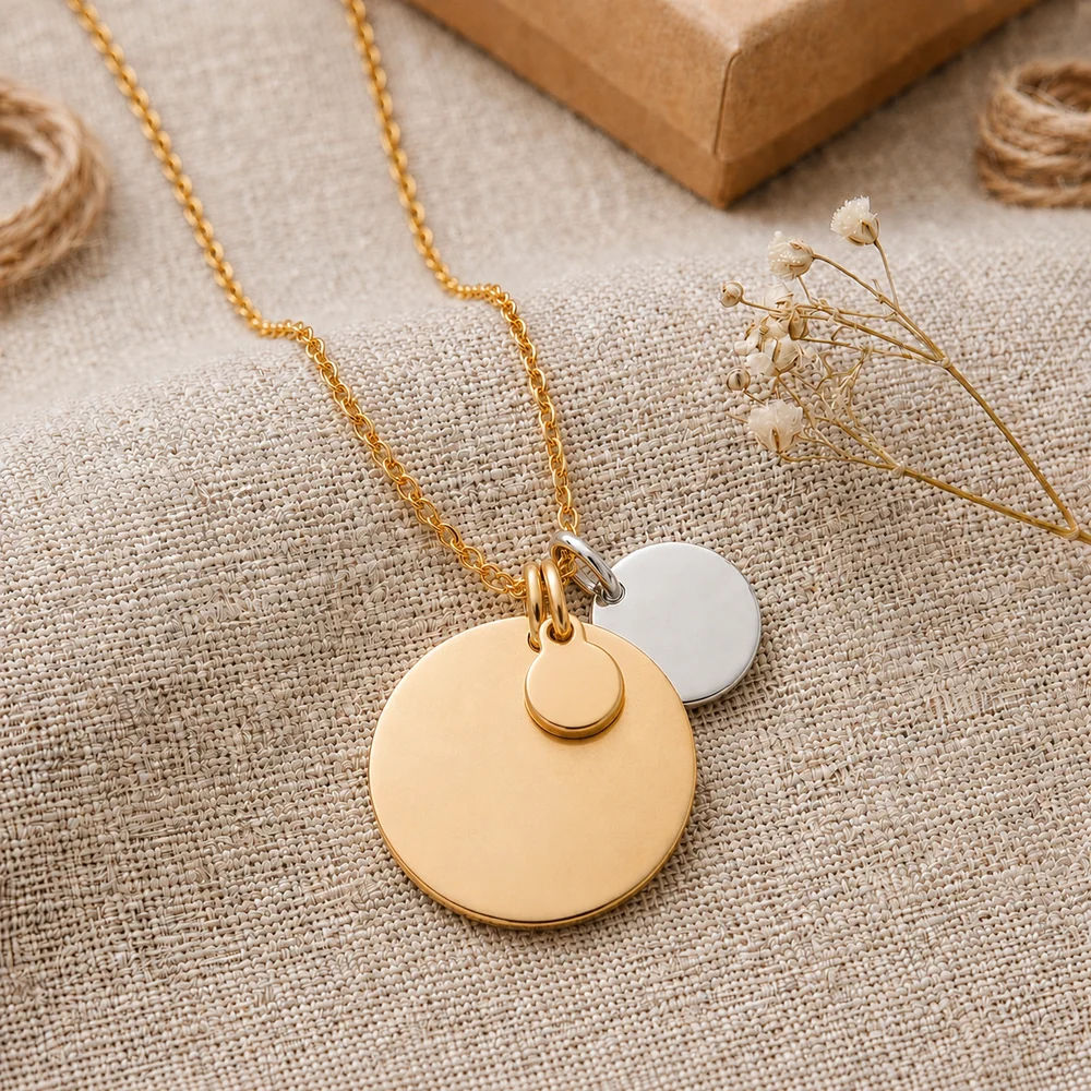 'My Birthday' Name & Age Charm Necklace — view 11