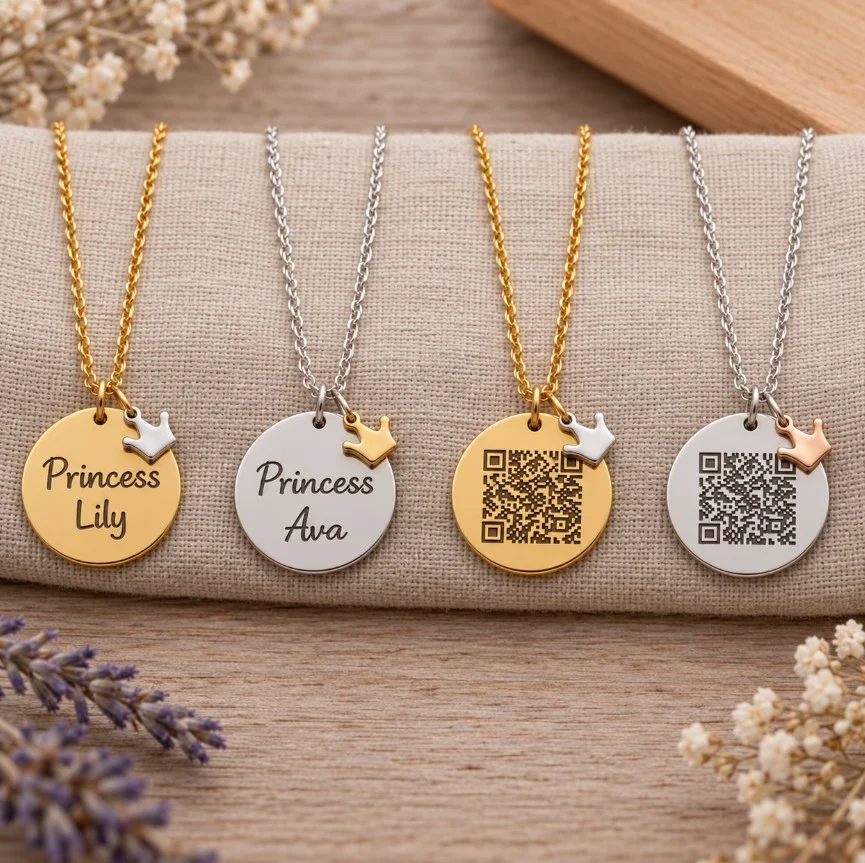 Personalised Princess Name Necklace — view 3