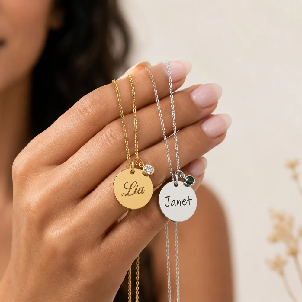 Birthstone Pendant Necklace — view 14